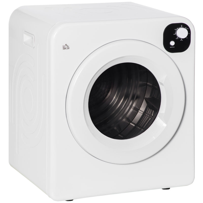 3.22 Cubic Feet High Efficiency Electric Dryer in White